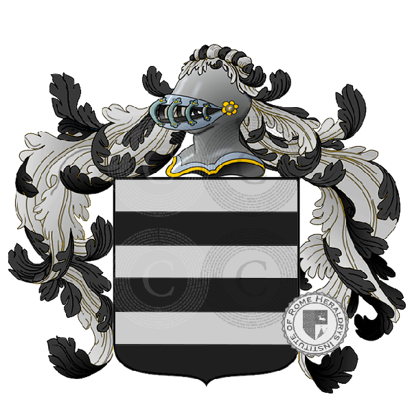 Coat of arms of family Patrizietti