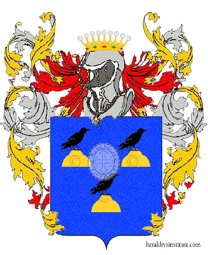 Coat of arms of family Montemerlo