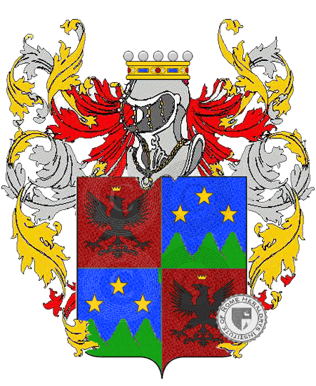 Coat of arms of family Tessari De Benedetti
