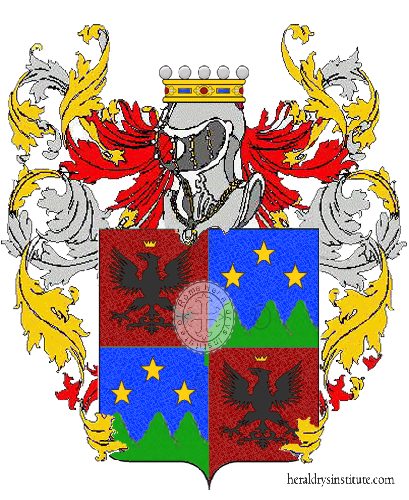 Escudo de la familia Tessari De Benedetti