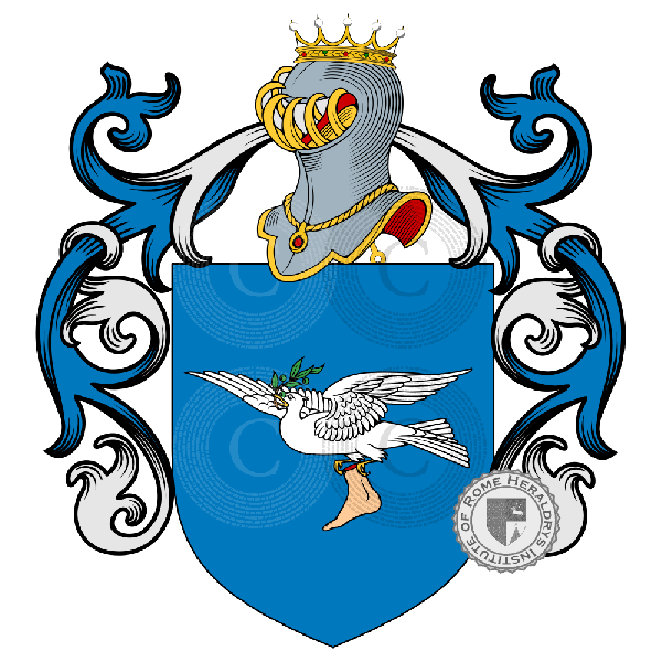 Coat of arms of family De Guglielmo