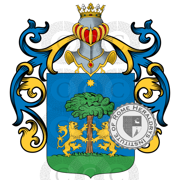 Coat of arms of family Ticiliano