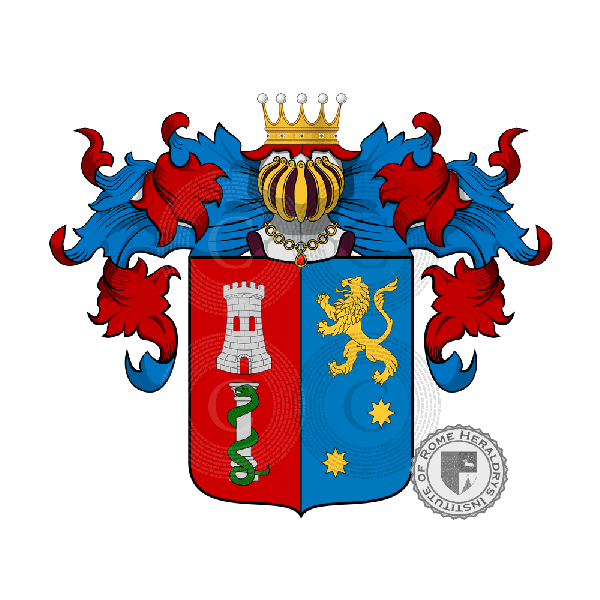 Coat of arms of family addimandi     - ref:5913