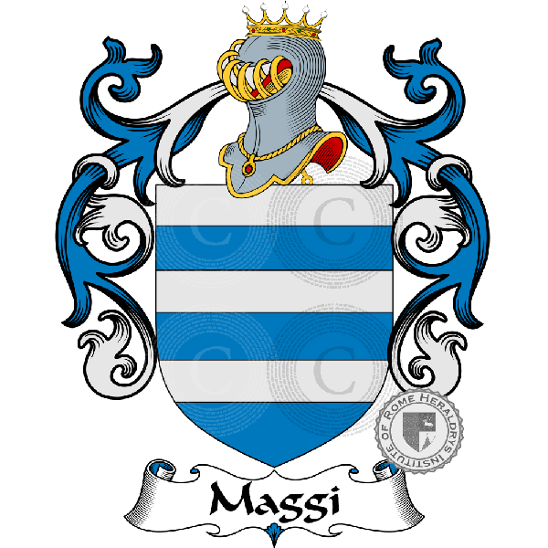 Coat of arms of family Maggi, De Madiis, De Madio