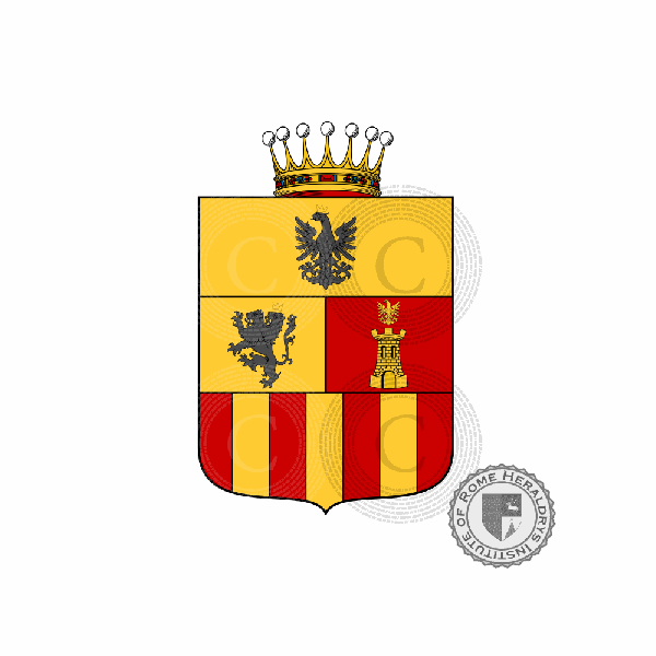 Coat of arms of family Curtolo