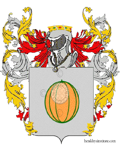 Coat of arms of family Melone