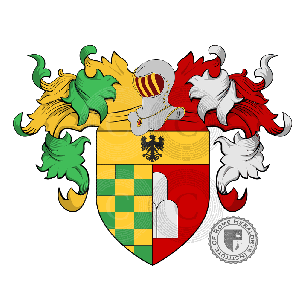 Coat of arms of family De Santi
