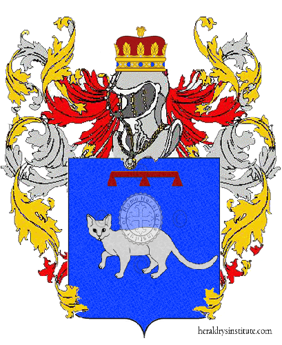 Coat of arms of family La Gatta