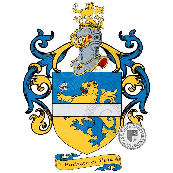 Coat of arms of family La Banca