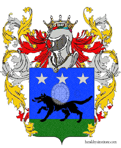 Coat of arms of family Saretto