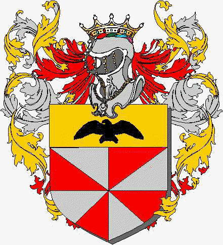 Coat of arms of family Cavalletti De Rossi De Tubero