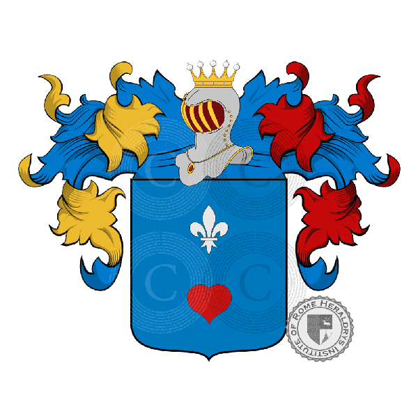 Coat of arms of family Trotto