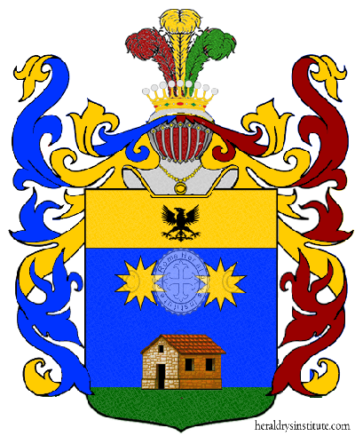 Coat of arms of family Fronticelli Baldelli