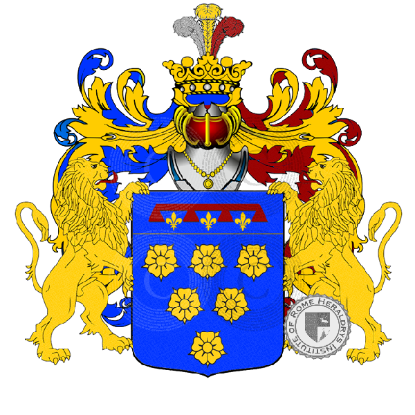 Coat of arms of family Zatini