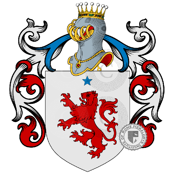 Coat of arms of family Cavagliato