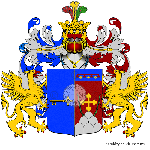 Coat of arms of family Dal Santo Del Maestro CHIUPPANO (vi)