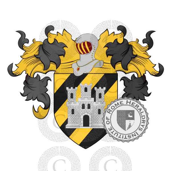 Coat of arms of family Sestagalli (Lombardia) - ref:13121
