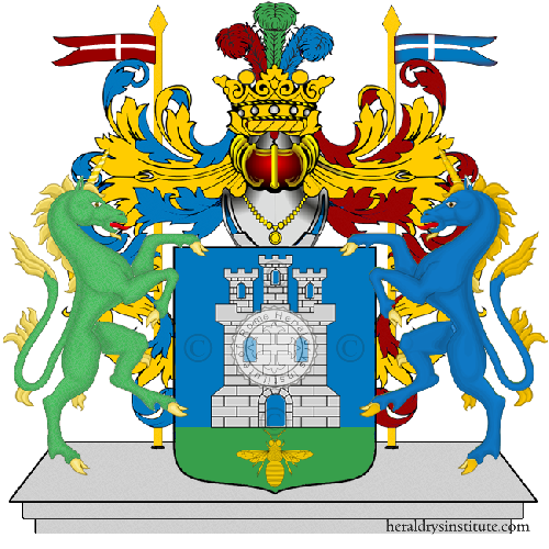 Coat of arms of family Castelluzzo
