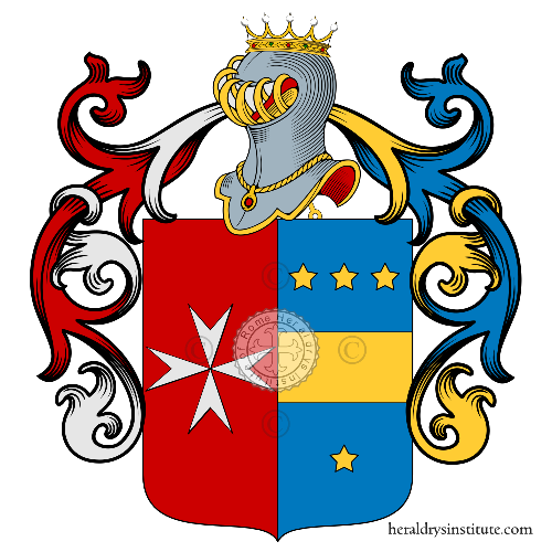 Escudo de la familia De La Croce