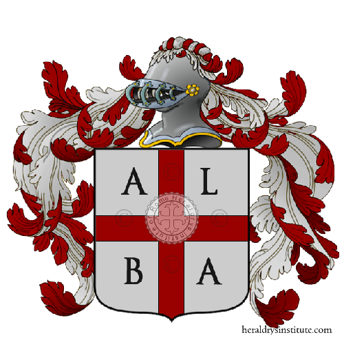 Brasão da família Albanino