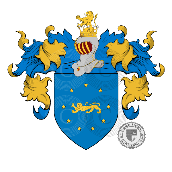 Coat of arms of family CALORI ref: 13636