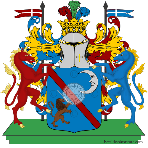 Coat of arms of family Peragine