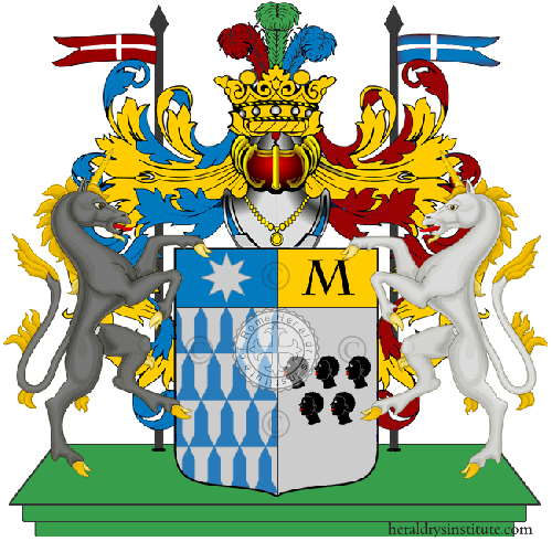 Wappen der Familie Alva Mantilla