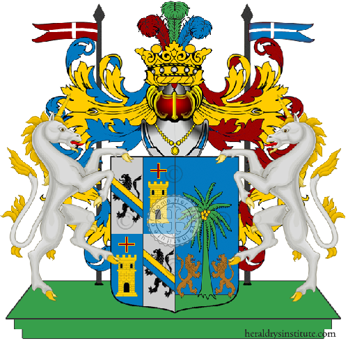 Wappen der Familie Lunghi Palmieri Brancatella