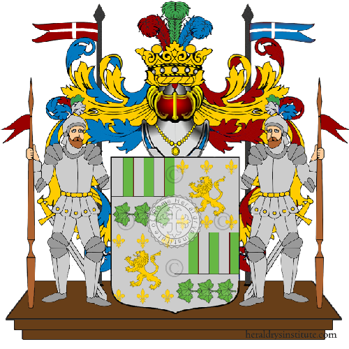 Coat of arms of family Giujusa
