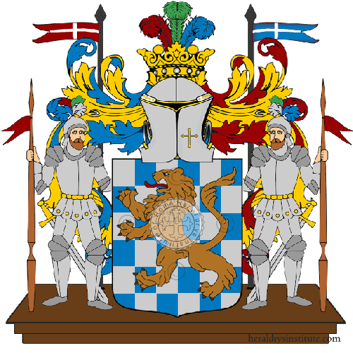 Coat of arms of family Brusegan