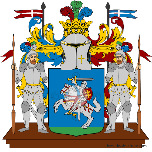 Coat of arms of family Puxeddu