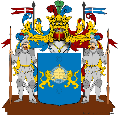 Coat of arms of family Tricomi