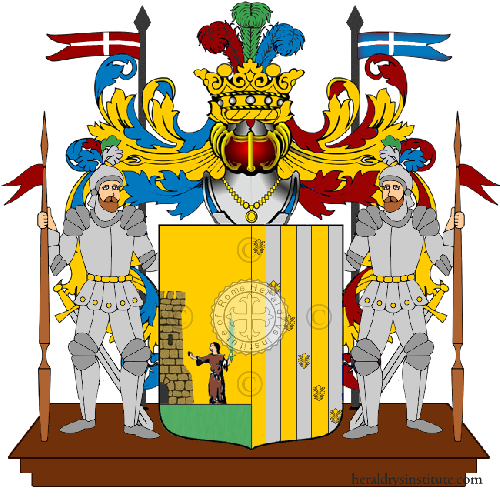 Coat of arms of family labella - ref:14418