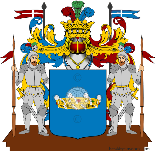 Coat of arms of family Zignani