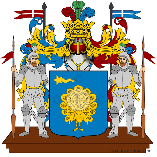 Coat of arms of family Paoni