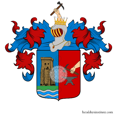 Coat of arms of family Fedele