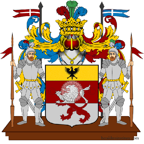 Coat of arms of family Viscardi (english)