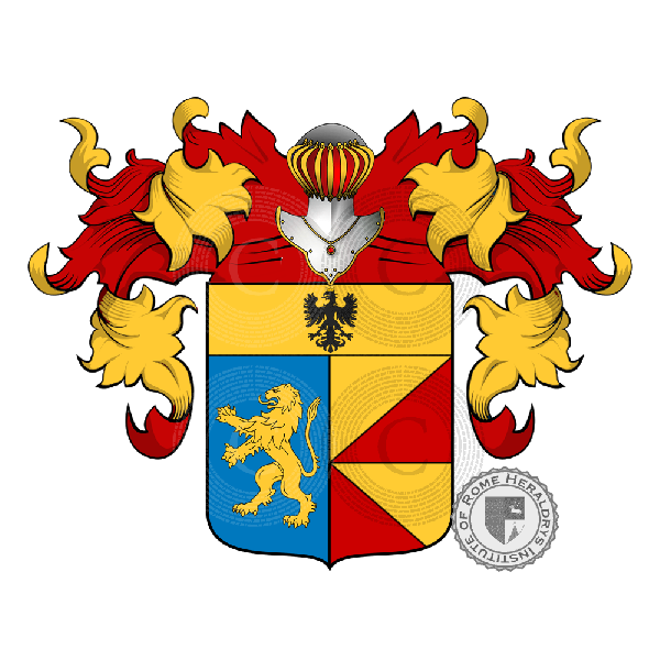 Coat of arms of family CAFFARELLI ref: 382
