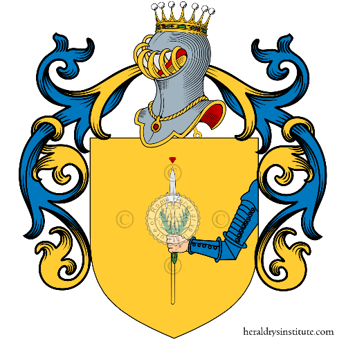 Escudo de la familia Rubbino, Rubino, Rubini