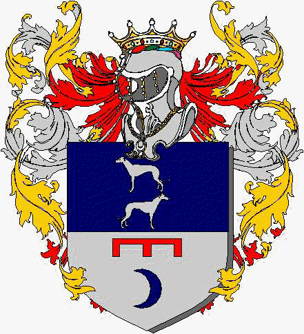 Coat of arms of family Ferrero De Gubernatis Ventimiglia