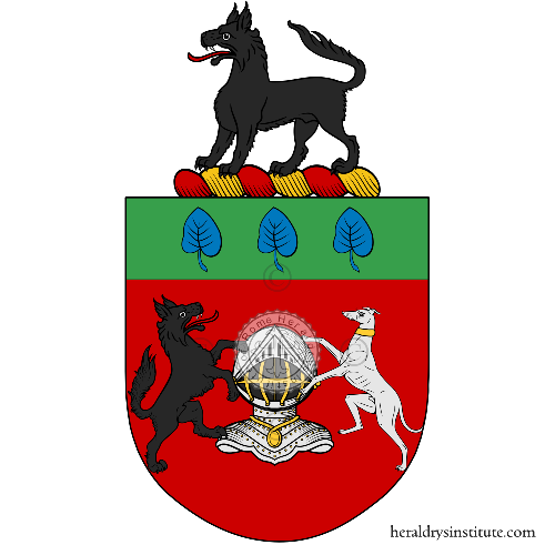 Coat of arms of family CAIA ref: 14665