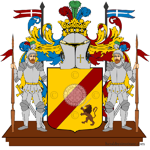 Coat of arms of family Minauro