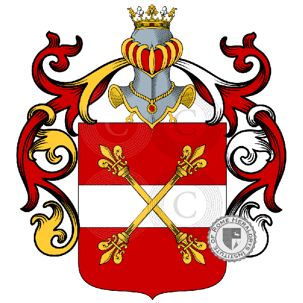 Coat of arms of family Del Tedesco