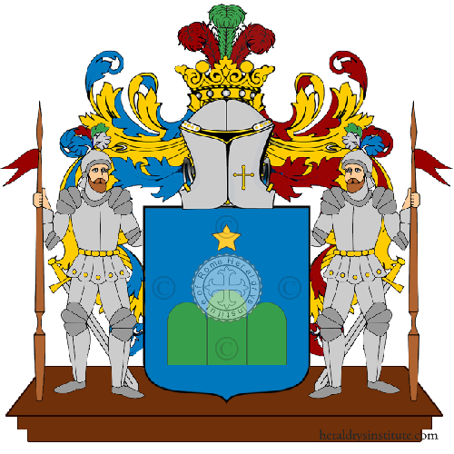 Escudo de la familia Magnanimi