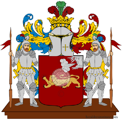 Coat of arms of family Strusi