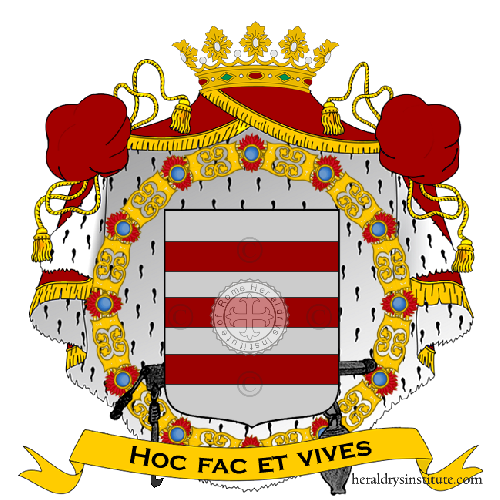 Coat of arms of family Carafa English