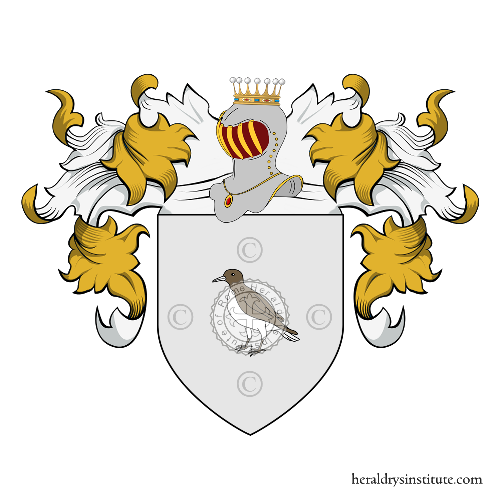 Coat of arms of family CALANDRA ref: 403