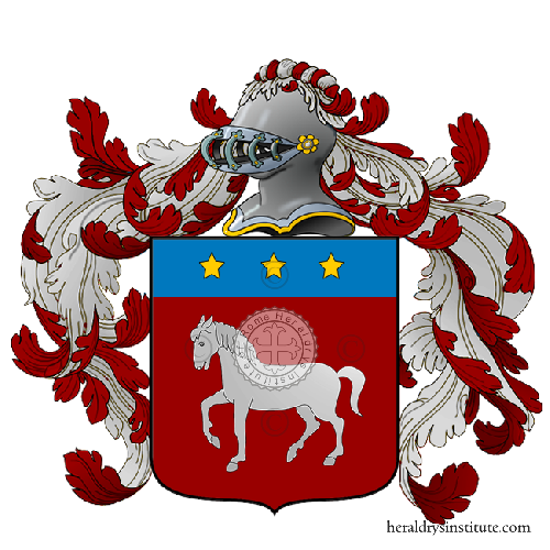 Coat of arms of family Cavallotti