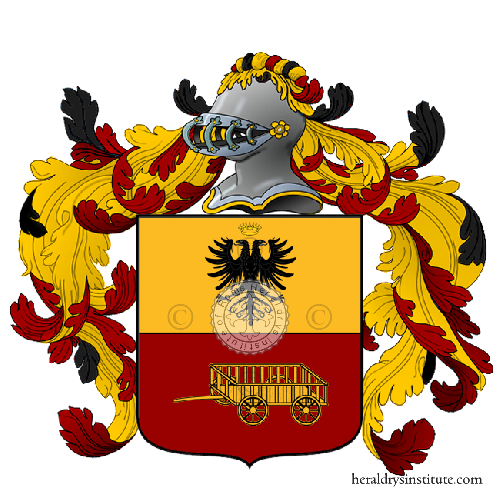 Coat of arms of family Carminati