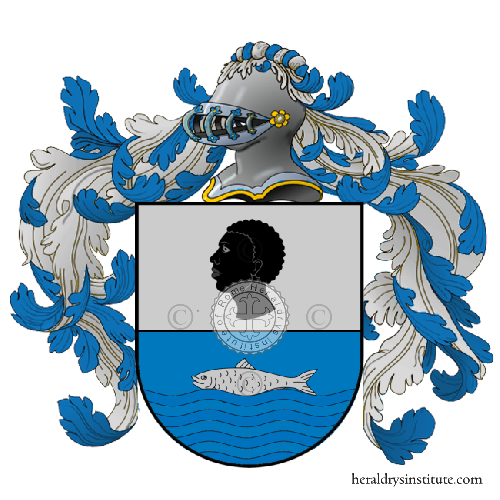 Coat of arms of family Pescador